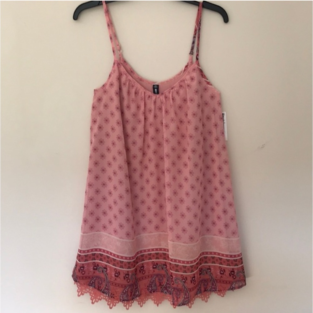 Design Lab Cami Tunic Top